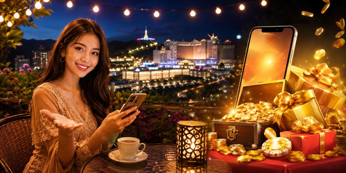 Pemain di Genting Highlands menikmati permainan slot kasino mudah alih gaya Malaysia