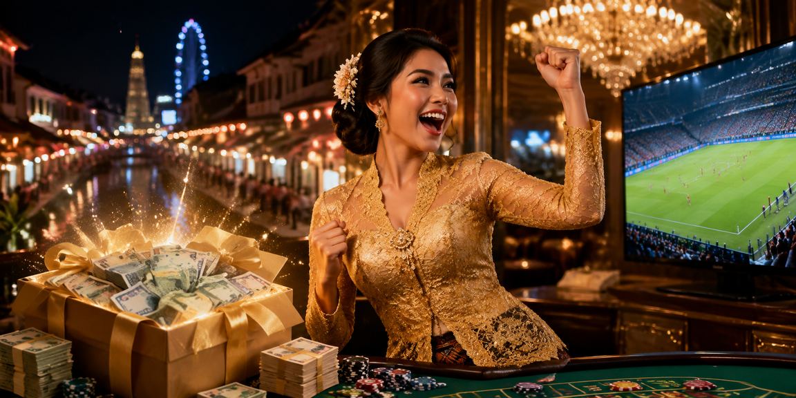 Pengguna Melaka bermain kasino dalam talian berpakaian kebaya gaya tempatan